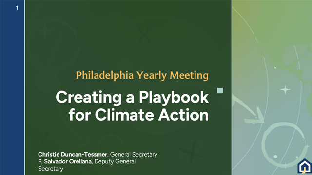 Creating a Playbook for Climate Action – PowerPoint